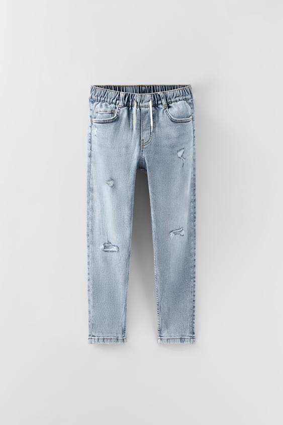 DESTROYED JOGGER JEANS