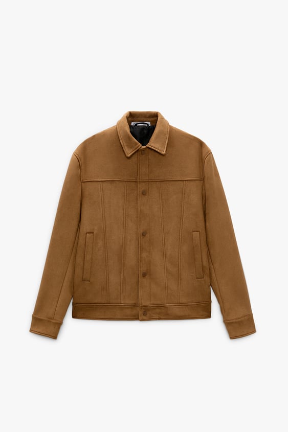 FAUX SUEDE JACKET