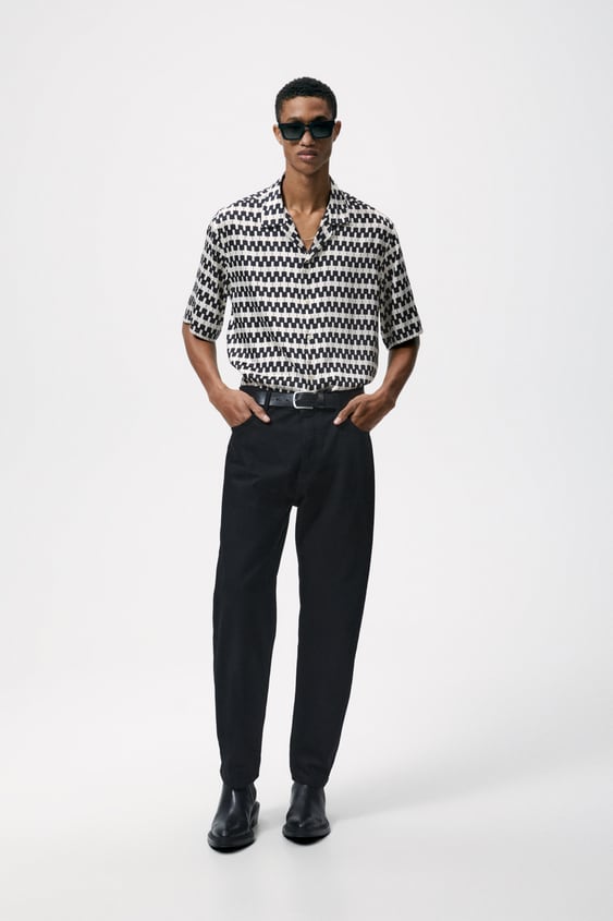GEOMETRIC PRINT SHIRT