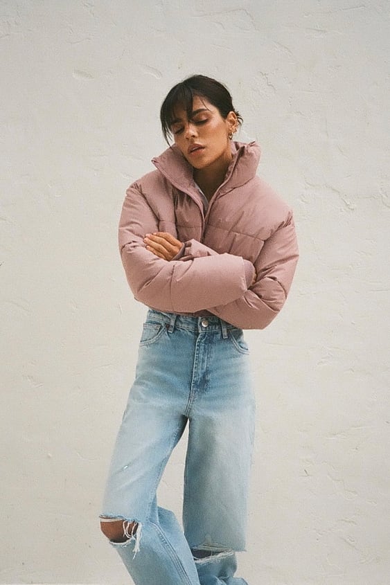 CROP PUFFER JACKET