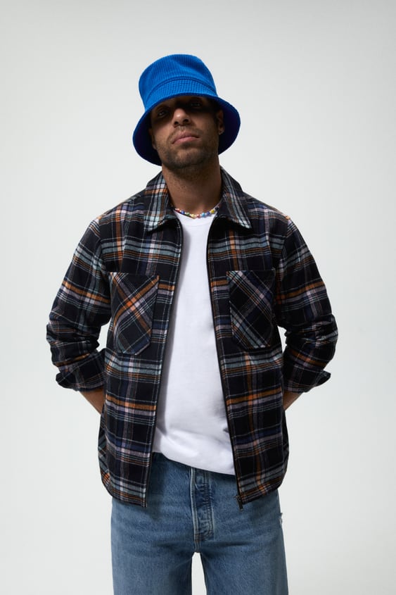 PLAID OVERSHIRT