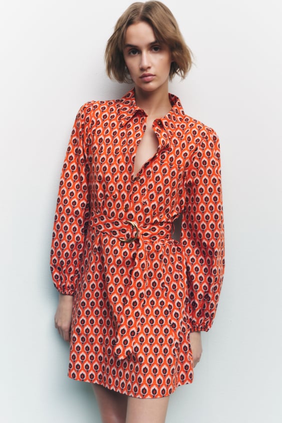 PRINTED SHORT DRESS