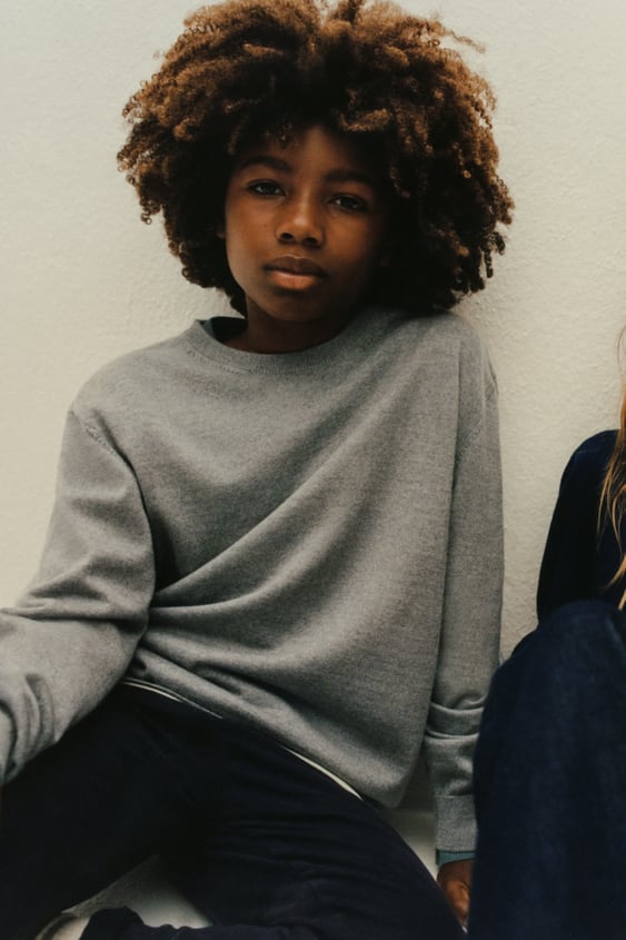 EXTRA THIN MERINO WOOL KNIT SWEATER