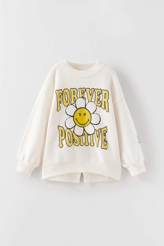 SMILEYWORLD HAPPY COLLECTION SEQUIN SWEATSHIRT
