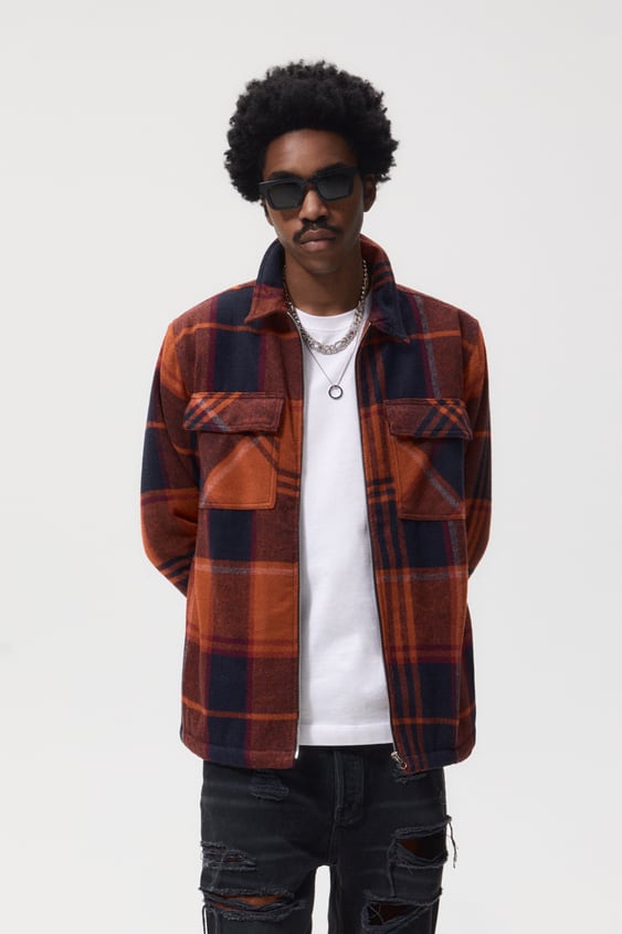 PLAID OVERSHIRT