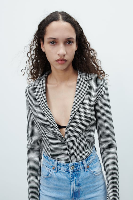 HOUNDSTOOTH BODYSUIT