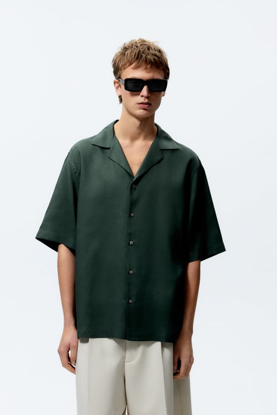 LYOCELL - LINEN BLEND SHIRT