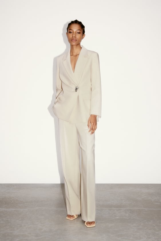 JEWEL BUTTON BLAZER