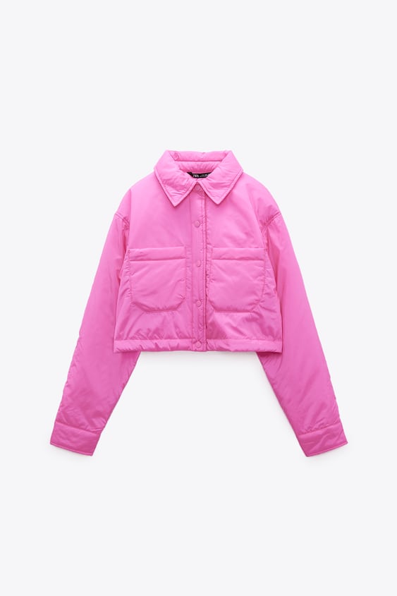 CROP PUFFER OVERSHIRT