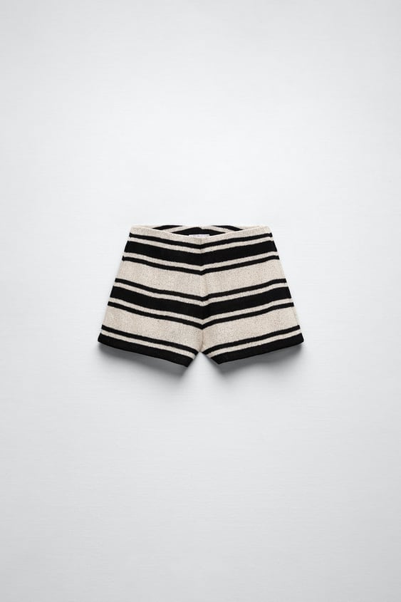 STRIPED RUSTIC SHORTS
