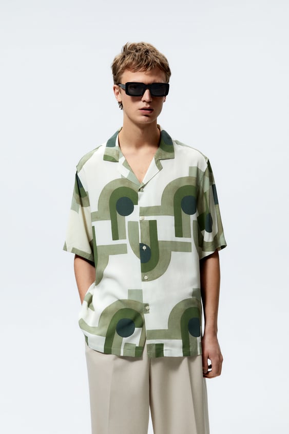 CIRCLE PRINT SHIRT