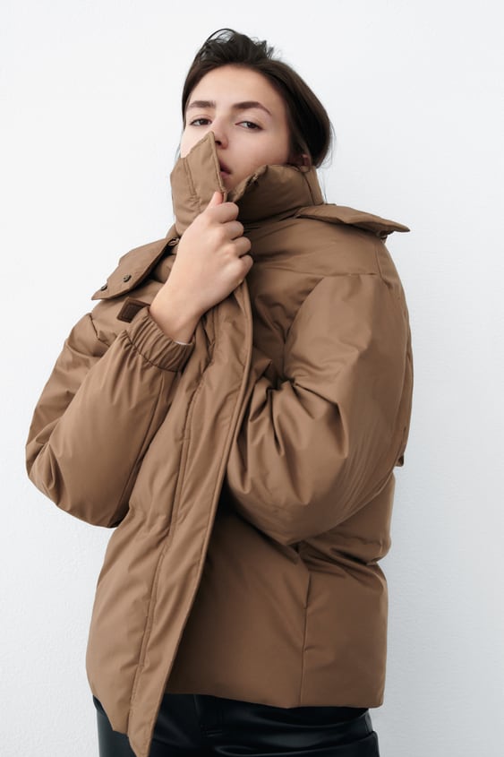HOODED QUILTED JACKET