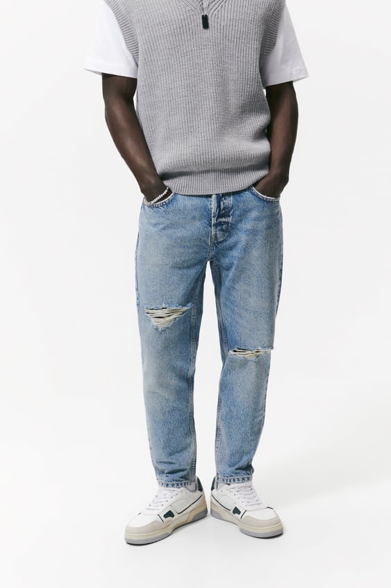 SLIM CROPPED JEANS