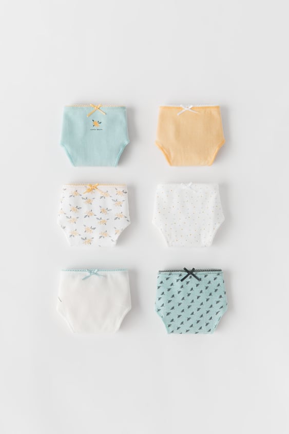 KIDS/ SIX-PACK OF PRINTED UNDERWEAR