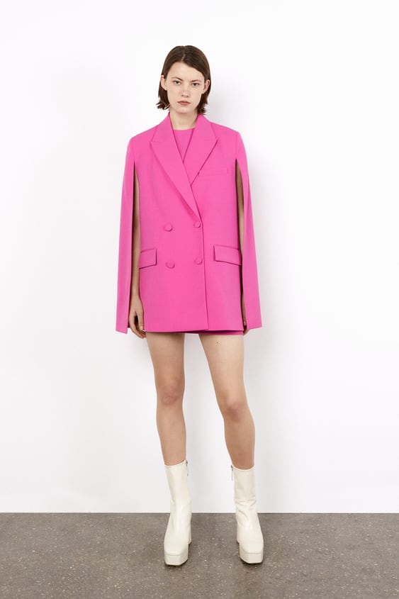 POCKET CAPE BLAZER