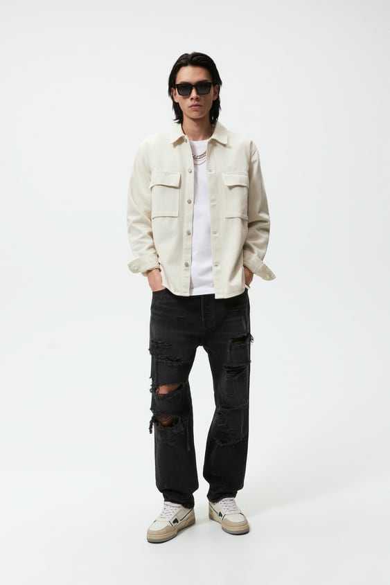 WASHED OVERSHIRT