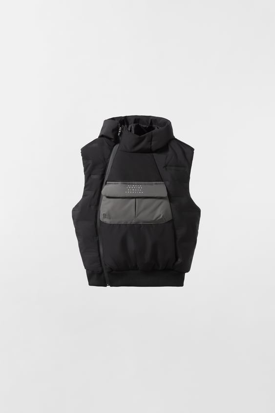 ZIPPERED SPORTY VEST