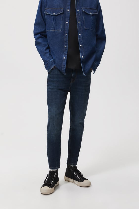 CROPPED SKINNY JEANS