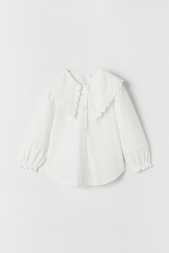 ROMANTIC BIB COLLAR SHIRT