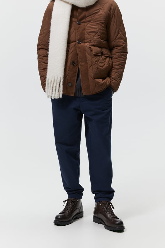 TAPERED FIT CHINO PANTS