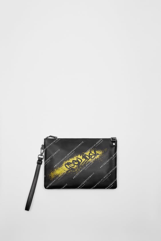 ALPHABET CROSSBODY CLUTCH