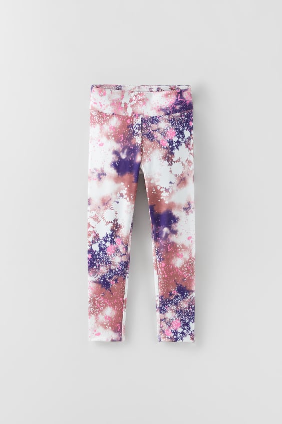 PRINTED ATHLETIC LEGGINGS