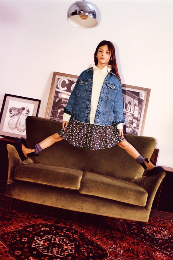 FLUID FLORAL SKORT