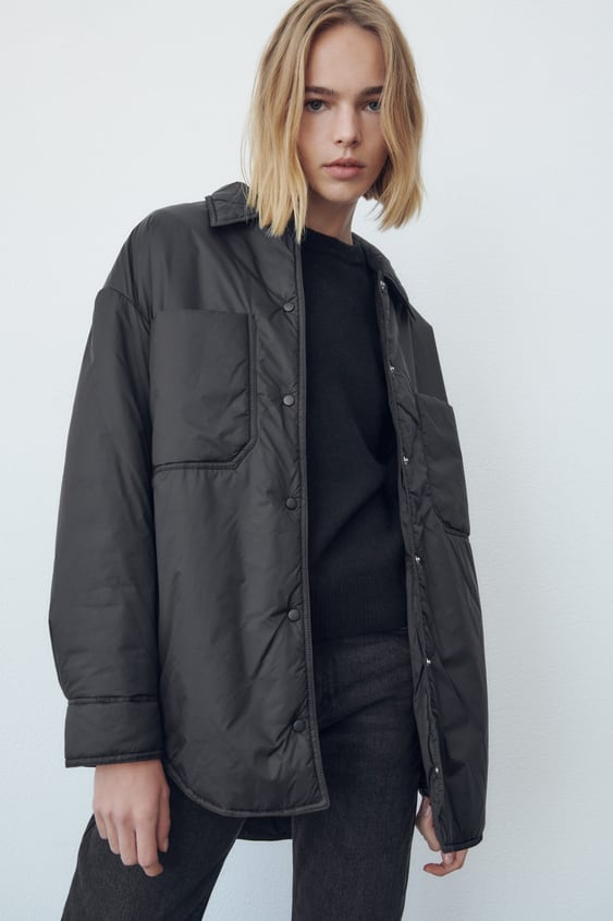 WATER REPELLENT QUILTED OVERSHIRT
