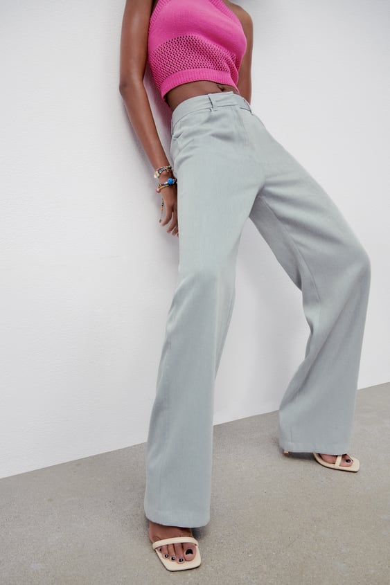 HIGH-WAISTED PANTS