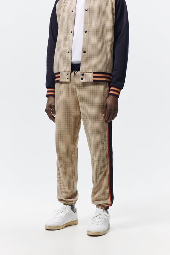 MATCHING STRIPE JOGGER PANTS