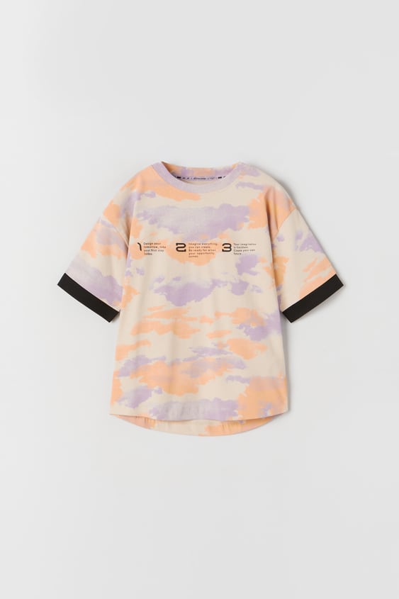 PRINTED ATHLETIC SHIRT
