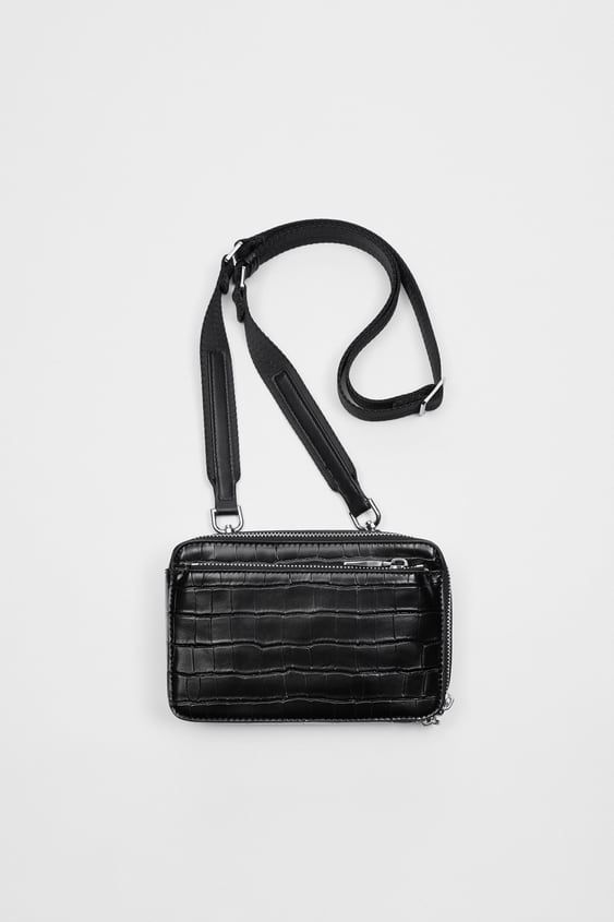 ANIMAL PRINT MINI CROSSBODY BAG
