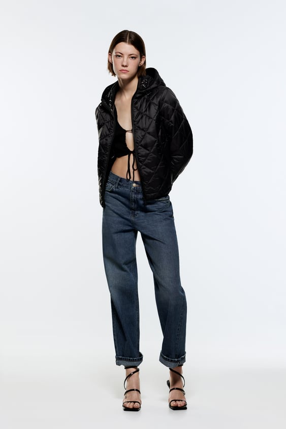 HOODED QUILTED JACKET