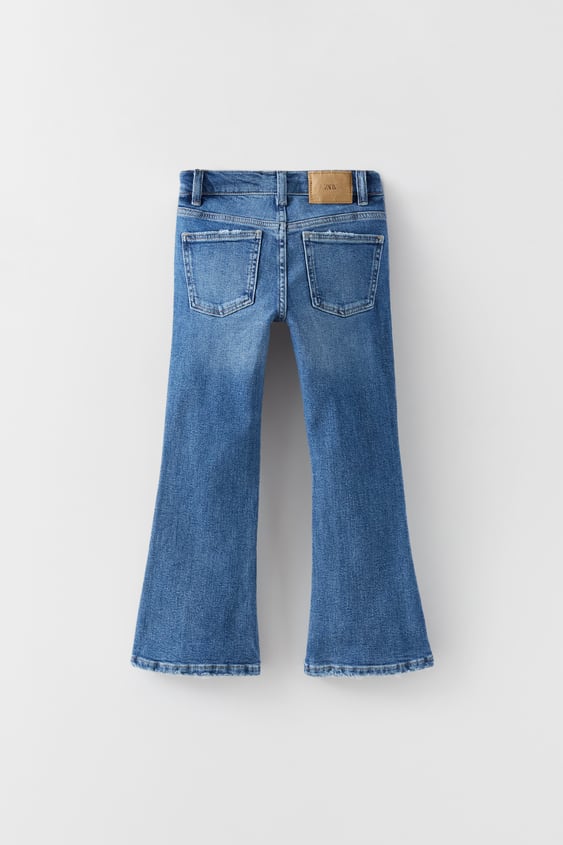 WASHED FLARE JEANS