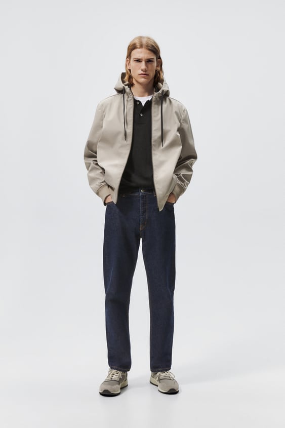 HOODED TECHNICAL JACKET