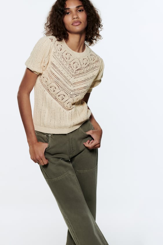 OPEN KNIT SWEATER