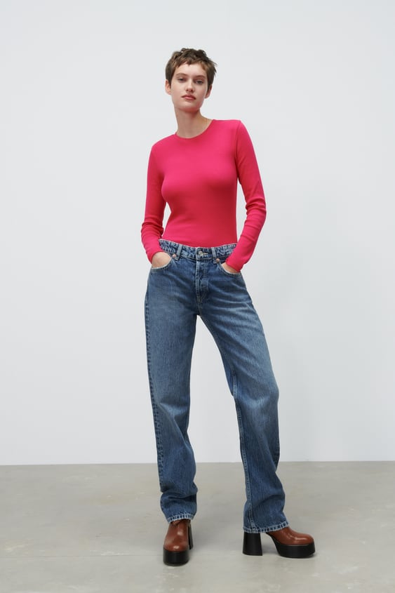 RIBBED BODYSUIT