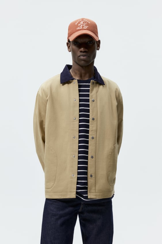 CORDUROY COMBINATION JACKET