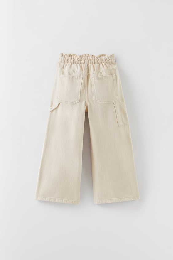 WIDE LEG CARGO JEANS