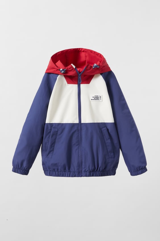 LIGHTWEIGHT MIXED COLOR BLOCK JACKET