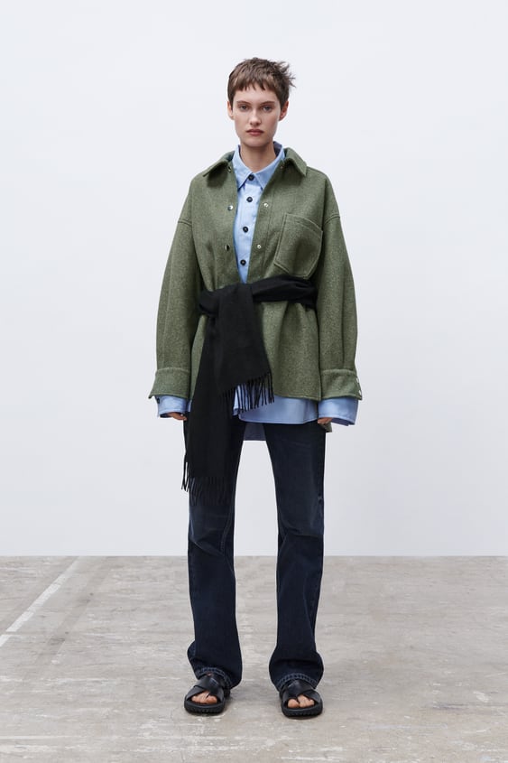 BUTTONED SOFT OVERSHIRT