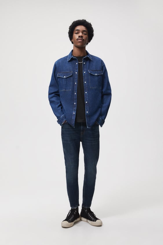CROPPED SKINNY JEANS