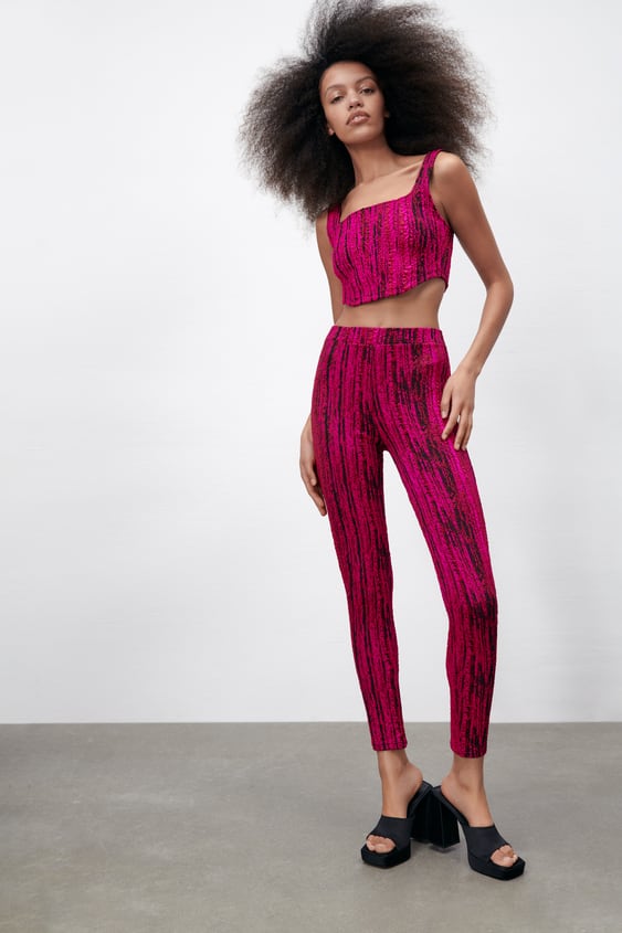 TEXTURED LONG PANTS