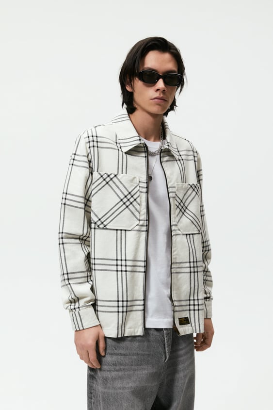 PLAID OVERSHIRT