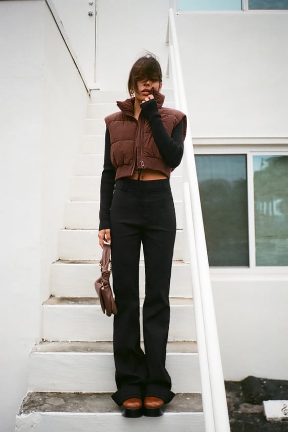 CROPPED PUFFER VEST