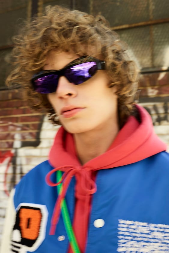 CONTRASTING PATCHES JACKET