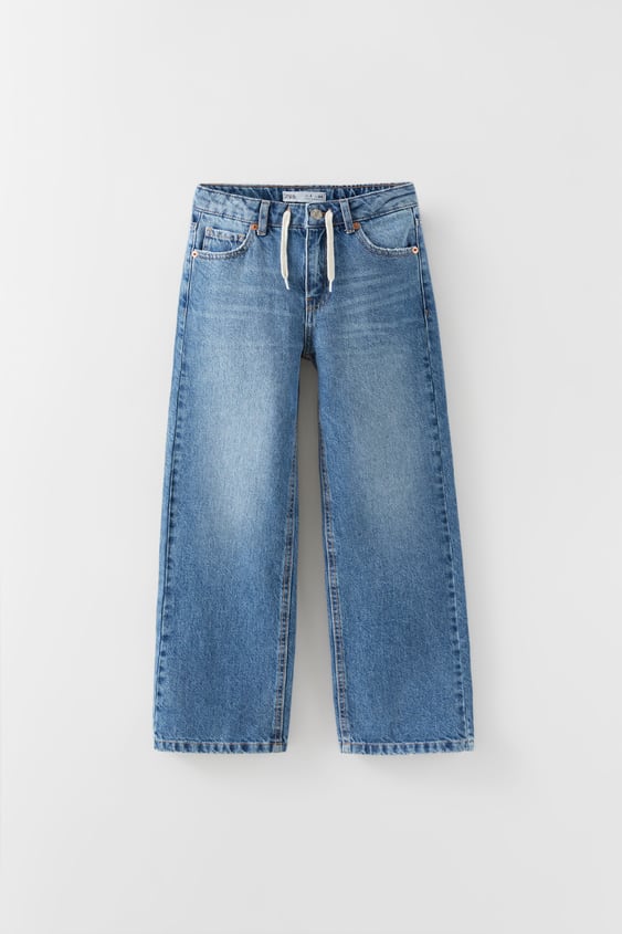 DRAWSTRING SKATER JEANS
