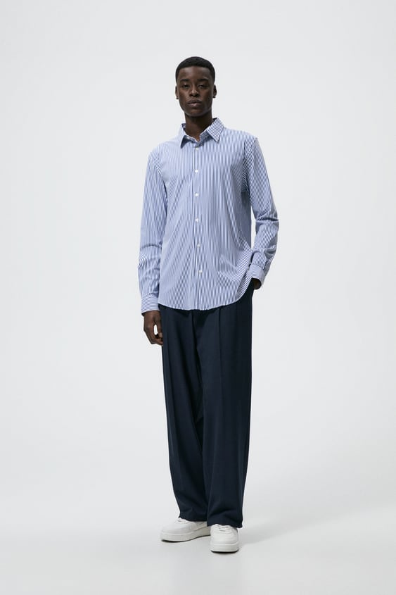 STRIPED STRETCH SHIRT