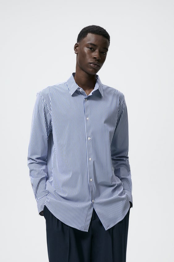 STRIPED STRETCH SHIRT