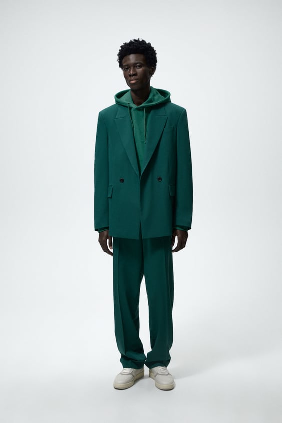 DOUBLE BREASTED SUIT JACKET